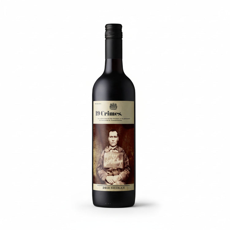 19 Crimes Shiraz Syrah - Red Wine from Australia - 750ml Bottle