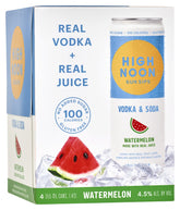 High Noon Watermelon Vodka Hard Seltzer Ready-to-drink - 4x 12oz Cans