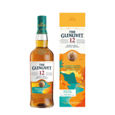 304 Liquor bottle of The Glenlivet 12 Year Old Jamaica Edition single malt Scotch whisky with its vibrant gift box.