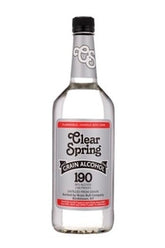 Clear Spring Grain Alcohol 190 - 1l Bottle