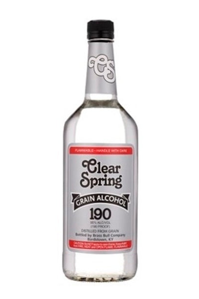Clear Spring Grain Alcohol 190 - 1l Bottle
