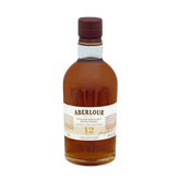 304 Liquor Aberlour 12 Year Old single malt Scotch whisky bottle with cream label and dark brown cap