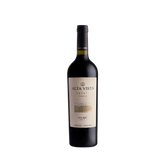 304 Liquor Alta Vista Estate Malbec red wine bottle from Mendoza, Argentina with a cream label on a white background.