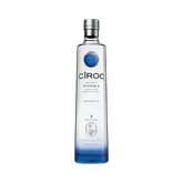 304 Liquor Ciroc Vodka 750ml bottle made from French grapes with a clear glass design and blue base accent