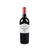 304 Liquor bottle of Cline Eight Spur Zinfandel red wine from Dry Creek Valley with a red foil capsule