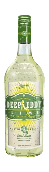 304 Liquor Deep Eddy Lime Vodka 1L bottle with a vibrant green label and refreshing lime-infused design