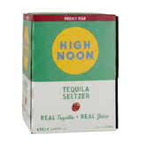 304 Liquor High Noon Hard Tequila Seltzer Prickly Pear 4 pack box with green and white branding.