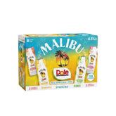 304 Liquor Malibu Dole ready-to-drink tropical fruit cocktail 8-pack cans featuring pineapple and coconut flavors