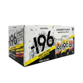 304 Liquor Suntory Minus -196 Hard Vodka Seltzer Crush 8-pack variety box featuring white and yellow branding.
