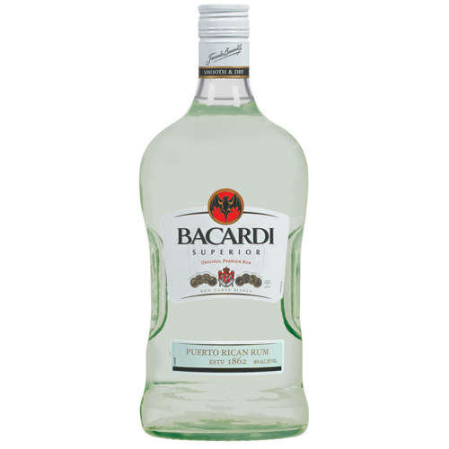 Bacardi Silver Superior Light Rum 1.75L