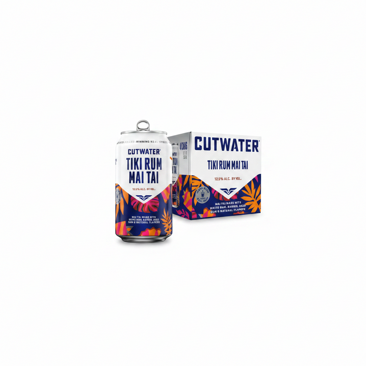 Cutwater Tiki Rum Mai Tai RTD Cocktail 355ml 4 Pack