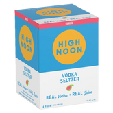 High Noon Hard Vodka Seltzer Guava 355ml 4 Pack