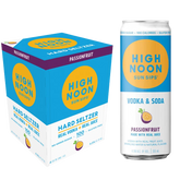 High Noon Hard Vodka Seltzer Passionfruit 355ml 4 Pack