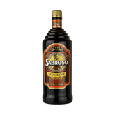 304 Liquor Sabroso Coffee Liqueur in a large 1.75L bottle with a dark mahogany label and Mexican-inspired design.