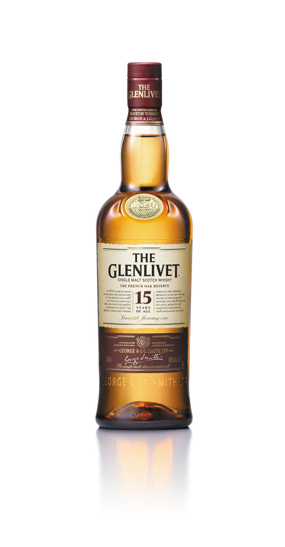 GLENLIVET 15YR 750ML bottle