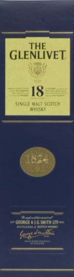 GLENLIVET 18YR 750ML bottle