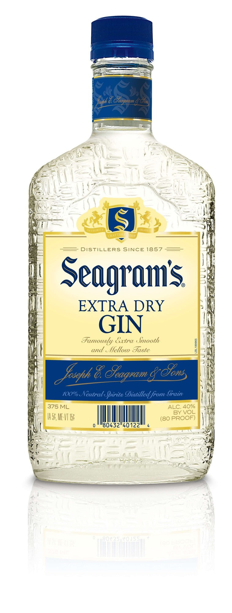 SEAGRAM GIN 375ML bottle