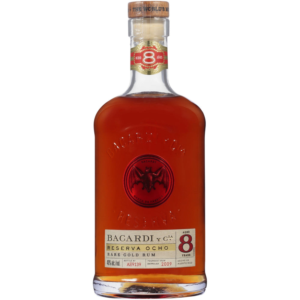 BACARDI 8YR 750ML bottle