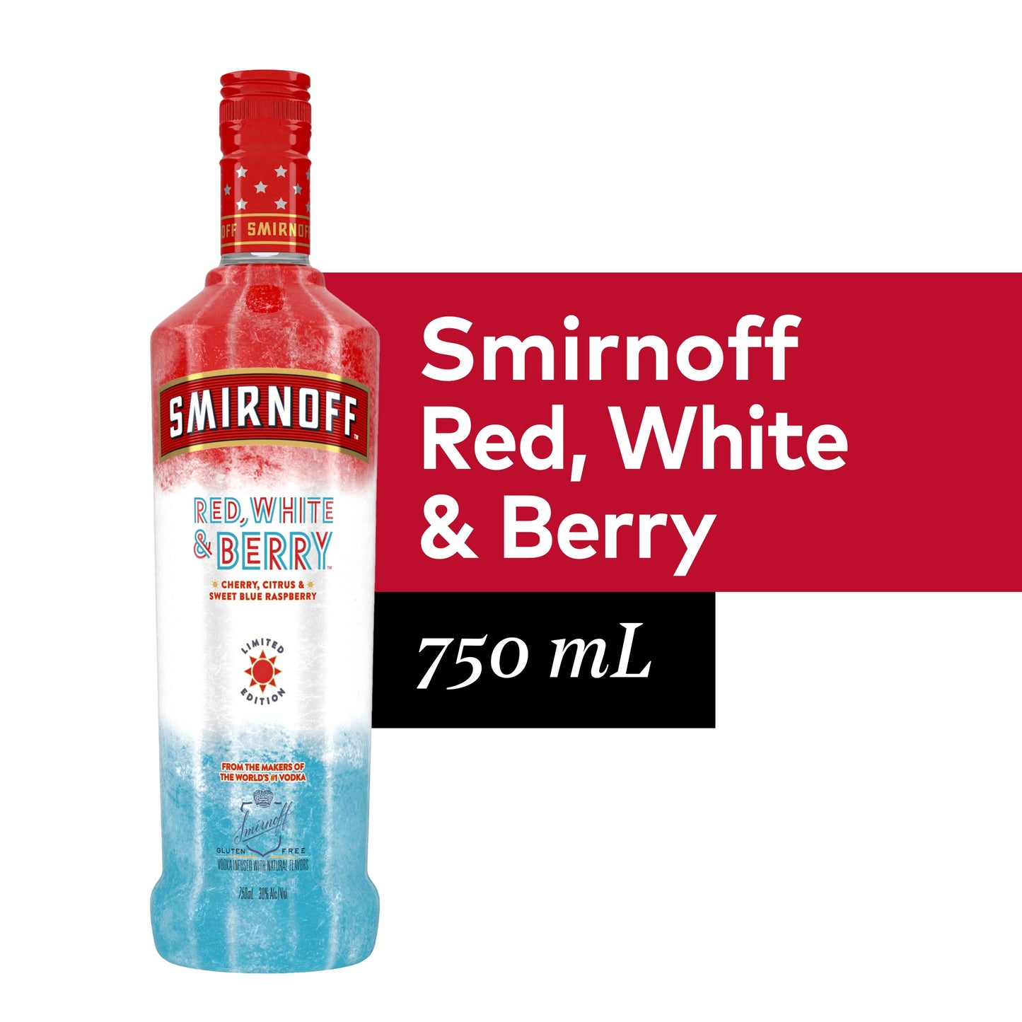 SMIRNOFF RED,WHITE&BERRY 750ML bottle