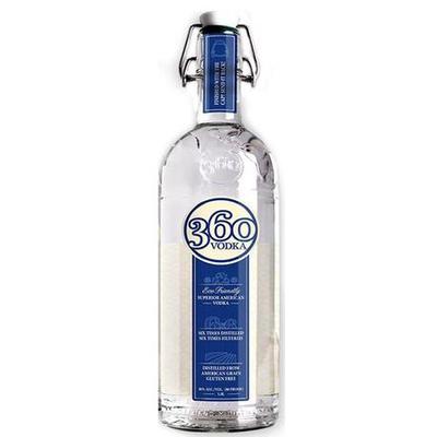 360 VODKA 80P 1L bottle