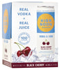 High Noon Black Cherry Vodka Hard Seltzer Fruit Cocktail Ready-to-drink - 4x 12oz Cans
