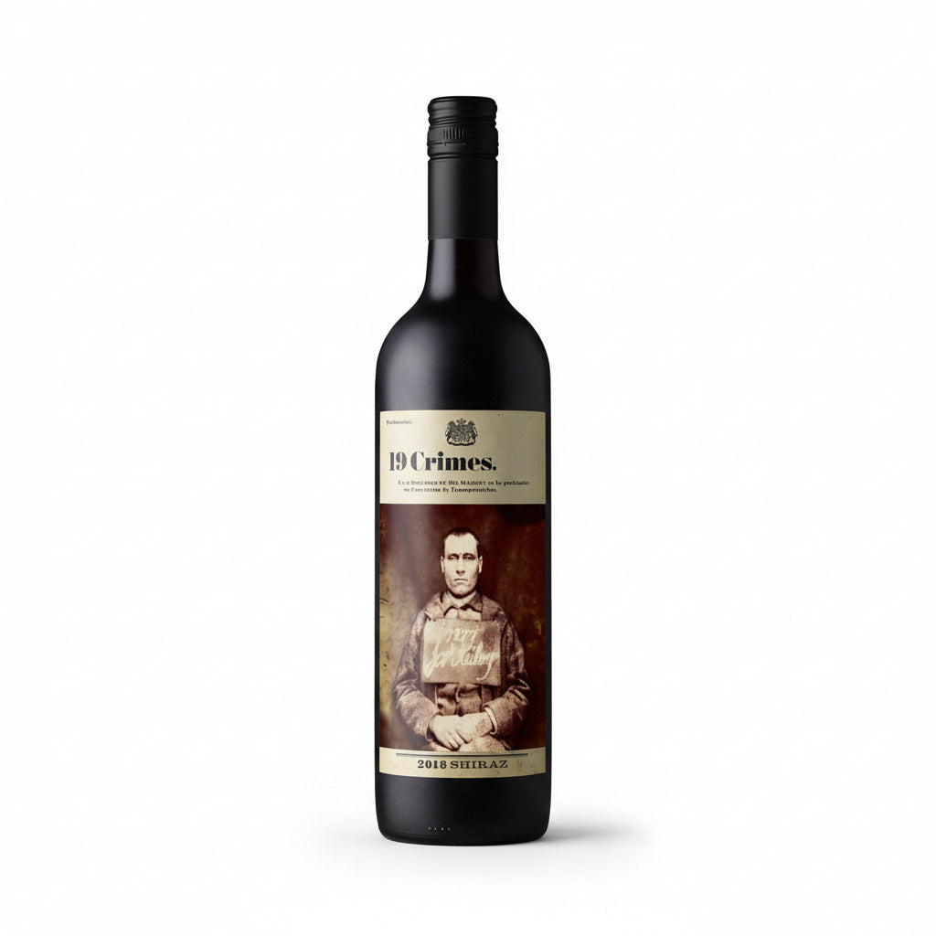 19 Crimes Shiraz Syrah - Red Wine from Australia - 750ml Bottle