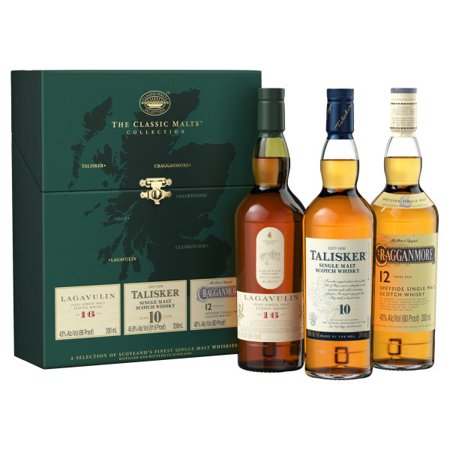 Talisker the Classic Malt Strong Collection Gift Set Scotch Whisky Whiskey - 3x 200ml Bottles