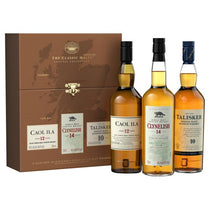 Talisker the Classic Malt Coastal Collection Gift Set Scotch Whisky Whiskey - 3x 200ml Bottles