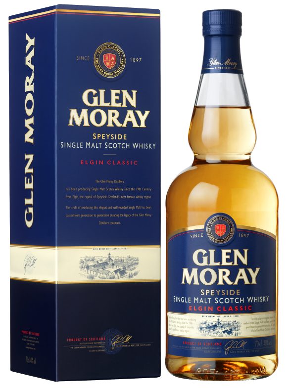 Glen Moray Speyside Single Malt Scotch Whisky Whiskey - 750ml Bottle
