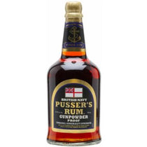 British Navy Pusser's Gunpowder Proof Rum Rum
