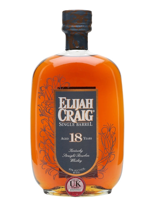 Elijah Craig 18 Year Old Single Barrel