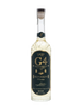 Front view of G4 Reposado Tequila bottle with a gold label and cork stopper