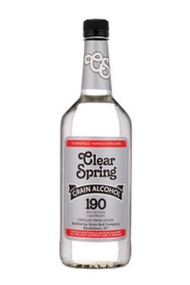 Clear Spring Grain Alcohol 190 - 1l Bottle