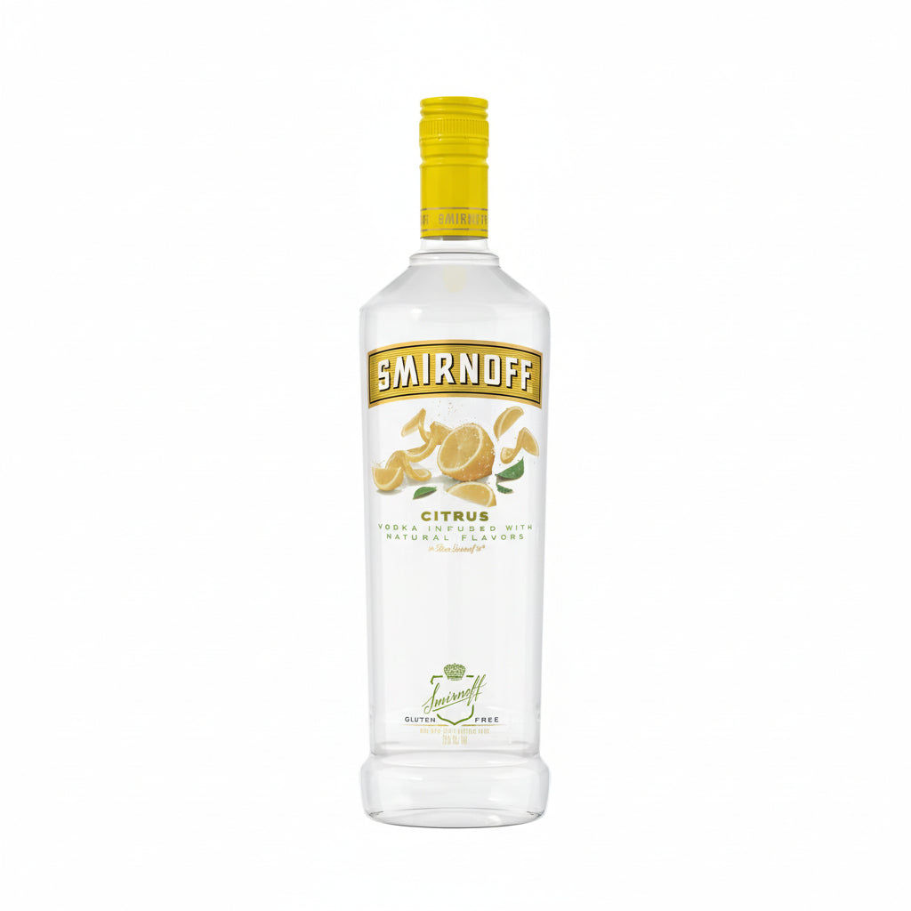 Smirnoff Citrus Vodka 1L (70 Proof)