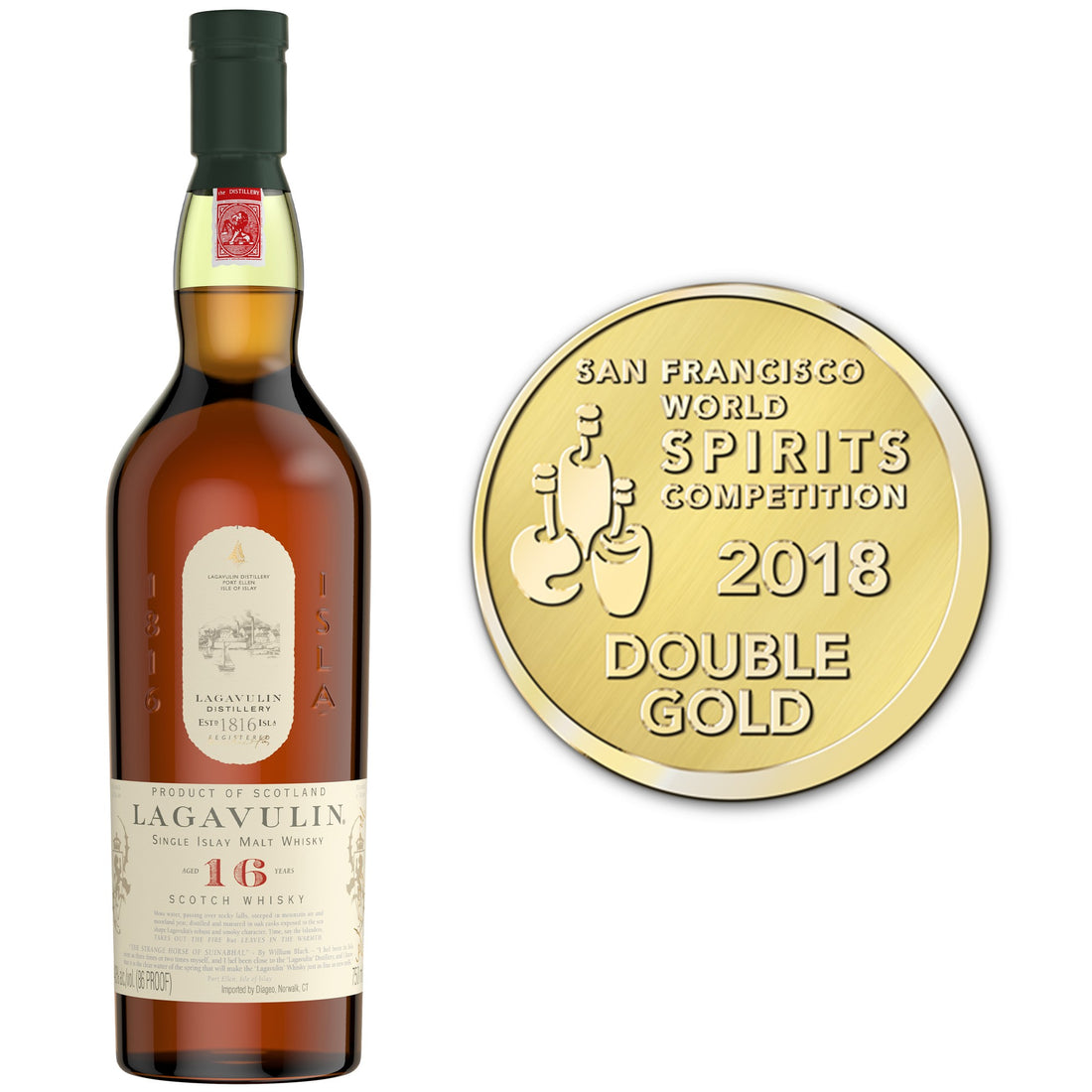 Lagavulin 16yr Single Malt Scotch 750ml