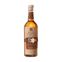 304 Liquor Basil Hayden Dark Rye Whiskey bottle with a distinctive metal band and tan label on a white background.
