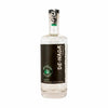304 Liquor De Nada Blanco Tequila in a clear glass bottle with a black label featuring agave illustration