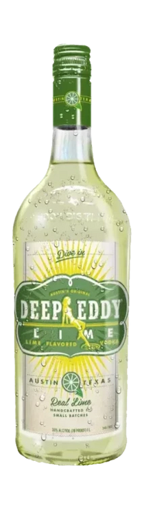 304 Liquor Deep Eddy Lime Vodka 1L bottle with a vibrant green label and refreshing lime-infused design