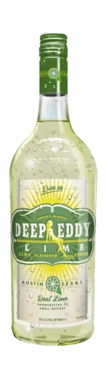 304 Liquor Deep Eddy Lime Vodka 1L bottle with a vibrant green label and refreshing lime-infused design