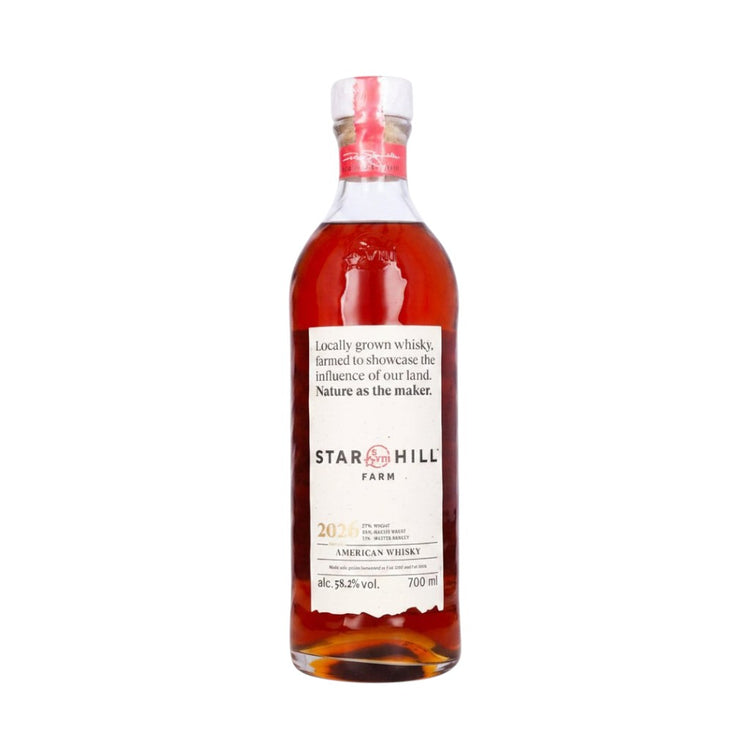304 Liquor Maker's Mark Star Hill Farm 2026 American whisky bottle with red wax seal on a white background