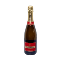 304 Liquor Piper-Heidsieck Cuvee Brut Champagne bottle with signature red label and gold foil neck wrap