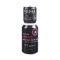 304 Liquor Toucan Cosmo 100ml ready-to-craft cocktail shaker can with black label and pink branding