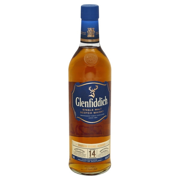 Glenfiddich 14yr Bourbon Barrel Reserve Single Malt Scotch 750ml