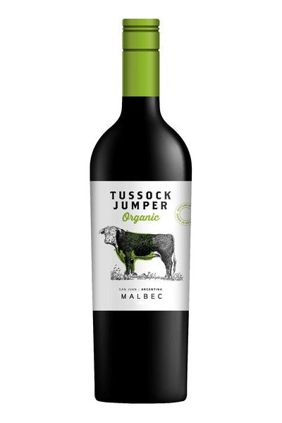 Tussock Jumper Organic Malbec - Red Wine from Argentina - 750ml Bottle