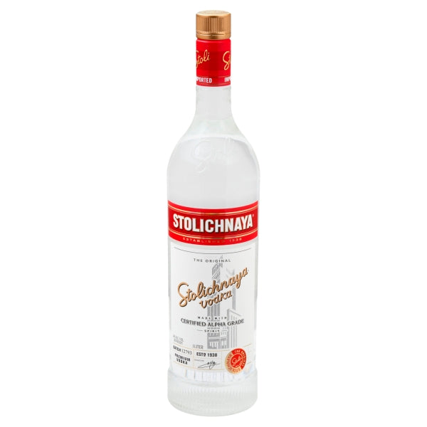 STOLICHNAYA 80P 1L bottle