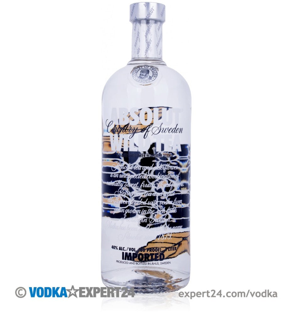 ABSOLUT WILD TEA 1L bottle
