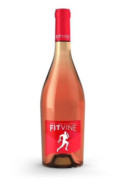 FitVine Ros - Pink Wine from California - 750ml Bottle