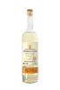 Front view of Tequila Ocho Reposado bottle with orange cap and label on a white background