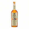 Front view of the Basil Hayden Golden Rye Whiskey bottle with a cork top and gold label on a white background