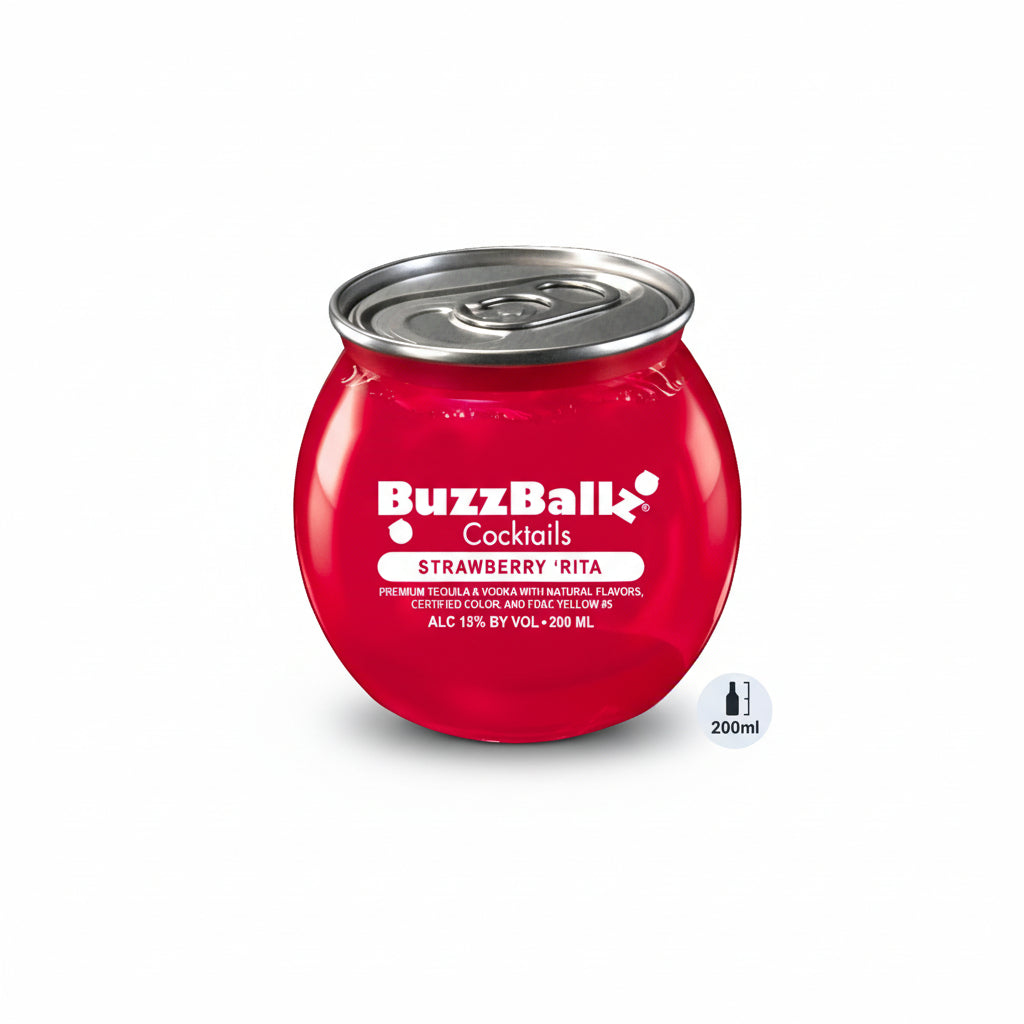BuzzBallz Cocktails Strawberry Rita 200ml